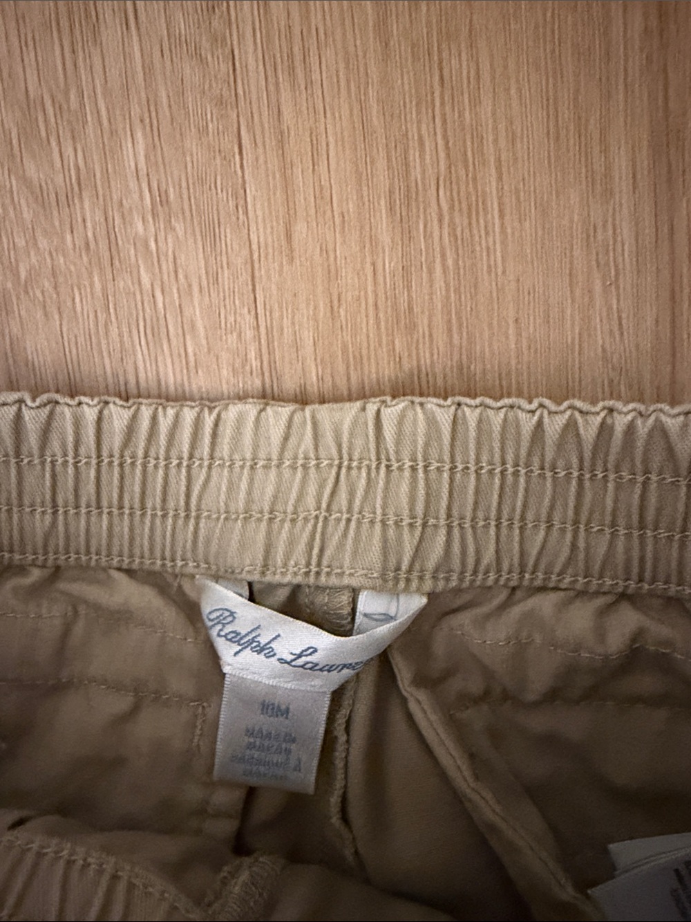 Ralph Lauren Khaki Toddler Shorts - Picture 3 of 3